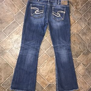 Woman’s Silver Jeans